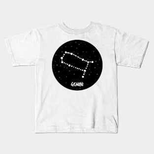 Gemini Constellation Kids T-Shirt